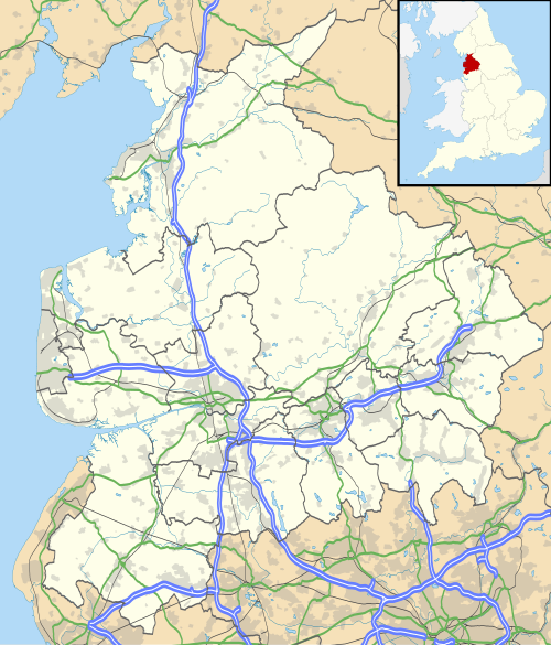Skinsmoke/Sandbox/Civil parishes/Lancashire is located in Lancashire
