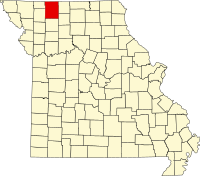密苏里州哈里森县地图