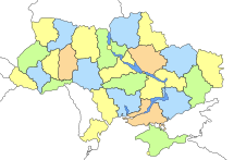 乌克兰行政区划地图
