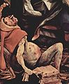麦角中毒患者，《圣安东尼的诱惑》局部，格吕内瓦德绘，1515年