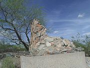 Different angle of the Rose Paulson House ruins – 1940.