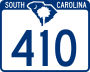 South Carolina Highway 410 marker