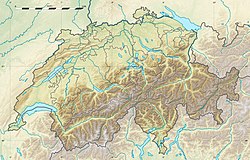 莱芒湖在瑞士的位置