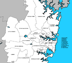 LGAs in Greater Sydney