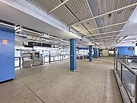 东铁线2号站台（F出口）非付费区（2023年3月）