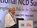 Desiraju addressing the inaugural National NCD Summit, New Delhi, 2013