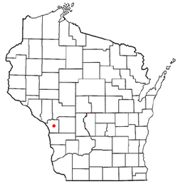 Location of Hamilton, Wisconsin