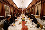 A banquet at the President's House