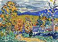 Image 9Autumn in New England, watercolor, Maurice Prendergast, c. 1910–1913 (from New England)