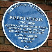 Joseph Sturge 2007 blue, bolted