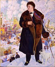 Boris Kustodiev, Portrait of Chaliapin (1921)