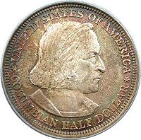 Obverse of coin.