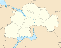 巴甫洛赫拉德市镇在第聂伯罗彼得罗夫斯克州的位置