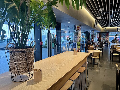 The High Bar in Foundation, the ground floor café used for monthly meetups.