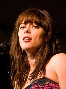 Lenka performing at Bumbershoot festival in Seattle, 2009