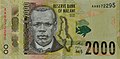 John Chilembwe on a 2,000-kwacha banknote