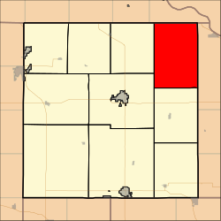 Location in Brown County