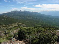 Southern Yatsugatake from the NNW