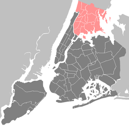 High Island is located in Bronx