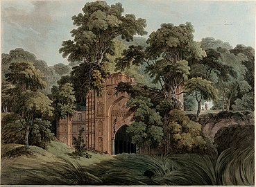 Ruins at the ancient city of Gour, 1795