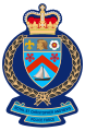 The emblem of Royal St Christopher and Nevis Police Force featuring the Crown