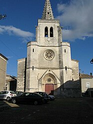 The church in Saint-Marcel-d'Ardèche