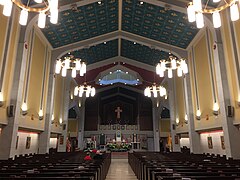 Interior of Cathedral of Saint Thomas More in 2019