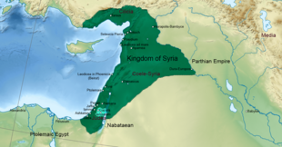 The Hasmoneans rule Judea. The Seleucids have lost the eastern half of their empire, with the Parthians controlling Persia and Babylonia.