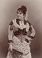 Image 15 Célestine Galli-Marié Photograph credit: Nadar; restored by Adam Cuerden Célestine Galli-Marié (1837–1905) was a French mezzo-soprano who is most famous for creating the title role in the opera Carmen by Georges Bizet. It was said that, during the opera's 33rd performance on 2 June 1875, Galli-Marié had a premonition of Bizet's death while singing in the third act, and fainted when she left the stage; the composer in fact died that night and the next performance was cancelled due to her indisposition. This photograph by Nadar depicts Galli-Marié as the titular character in Carmen. More selected portraits