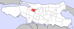 Location of Campo Alegre within the Barrio of Santurce