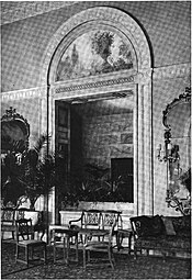 Detail of the Palm Room
