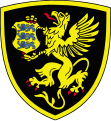 Yellow griffin pictured in the logo of the Estonian Internal Security Service.