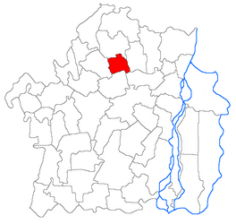 Location in Brăila County