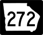 State Route 272 marker