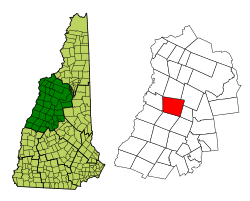 Location in Grafton County, New Hampshire