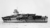 HMS Courageous as an aircraft carrier in 1935