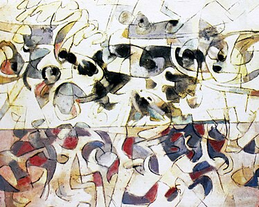 The sea, 1968, 布面油画, 80x100