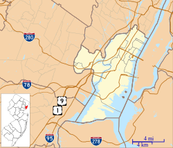Jersey City is located in Hudson County, New Jersey