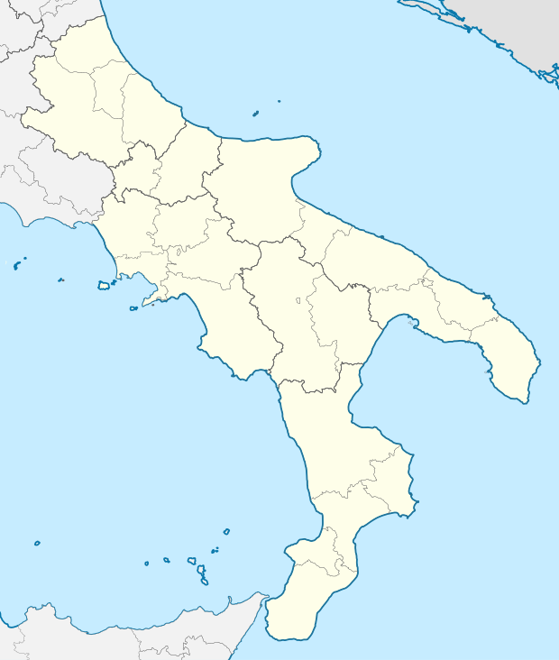 Noclador/sandbox/Royal Italian Army Corps 1914 is located in Southern Italy