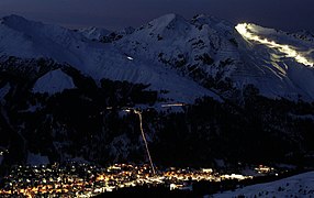 Remote night view in winter (2008)