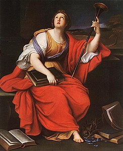The Muse Clio (c. 1689) by Pierre Mignard