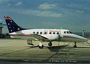 Skywest Airlines J31 at Perth Airport (early 1990s)