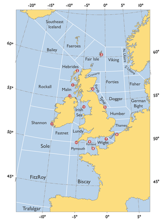 The Shipping Forecast starts with "Sailing By" and the following recitation of the sea zones, which started in 1924, is now considered a traditional lullaby.[1]