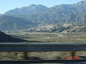 Photograph of Victorville, California taken from afar