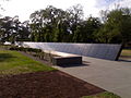 The memorial is over 150 metres (490 ft) long and features the names of all POWs