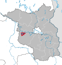 哈弗尔河畔勃兰登堡在勃兰登堡州的位置