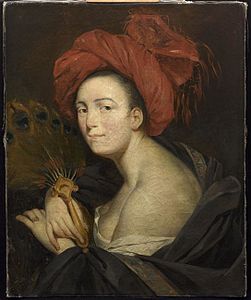 Claude-Marie Dubufe (attributed to), Woman with a turban, around 1830