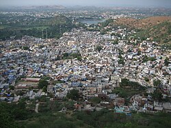 Aerial view of Dungarpur