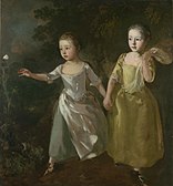 The Painter's Daughters Chasing a Butterfly (1756), National Gallery