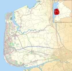 Ribby-with-Wrea is located in the Fylde